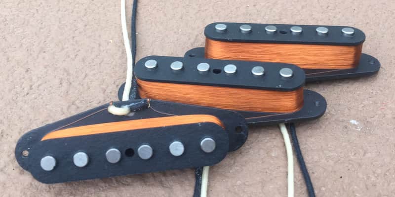 Hand Wound Stratocaster Pickups Set Alnico 3 -Handwound Strat-Tone Hatch-A3 Flat Pole-Fullerton image 1