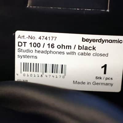 Beyerdynamic DT 100 16 ohm Black image 4