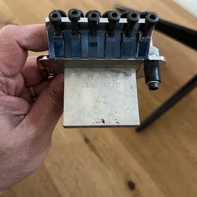 Floyd Rose Original Tremolo Bridge System with R2 Nut 42mm Block - Chrome - Germany image 7