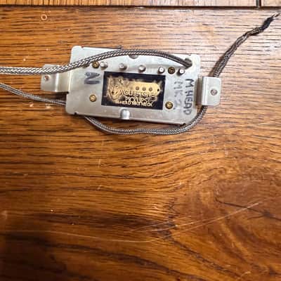 Wolfetone Marshallhead MKII neck pickup, black, vintage braid wiring image 2