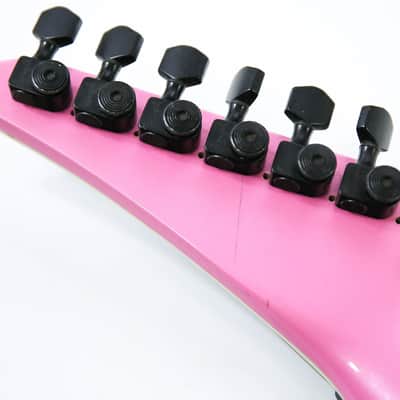 1980s Jackson USA Soloist Custom Platinum Pink Kahler Trem