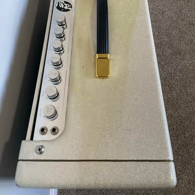 Gretsch Limited Edition G6164 Variety 125th Anniversary Combo Amp 2008 - Silver Sparkle on White Space-Age Vinyl image 4
