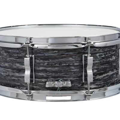 Ludwig *Pre-Order* Legacy Mahogany Vintage Black Oyster Jazz Fest 5.5x14" Snare Drum | Made in the USA | NEW | Special Order | Authorized Dealer image 3
