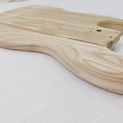 Unfinished DIY Project Paulownia Wood Jazz Bass Style Body image 16