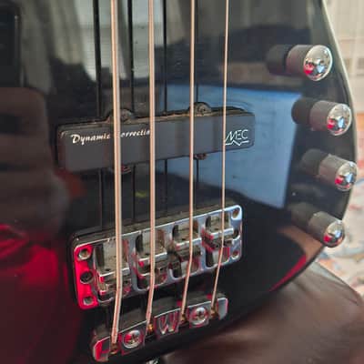 Warwick RockBass Corvette $$ 4-String - 2013 - High Gloss Black (China) image 4