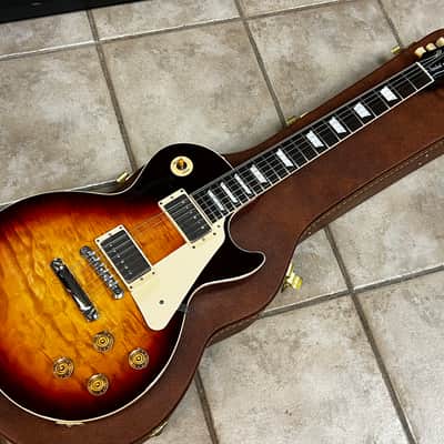 2023 Gibson USA Les Paul Standard 50's Quilted maple Bourbon Burst image 2