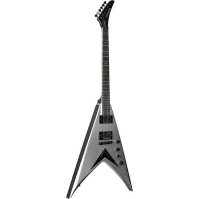 Kramer Dave Mustaine Vanguard Electric Guitar (with Case), Silver Metallic image 4