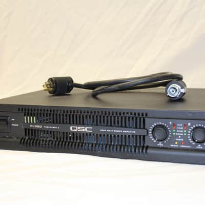 QSC PL380 パワーアンプ PAアンプ Power Amplifier ④ QSC PL380 2,500-watt 2-channel Power Amp | Sweetwater