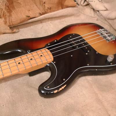 Fender Precision Bass Lefty 1974 Sunburst image 15