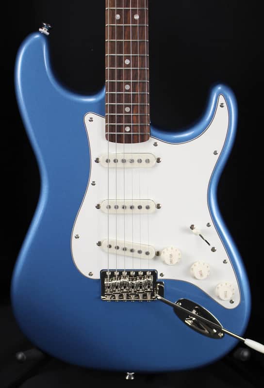 Squier Classic Vibe 60's Stratocaster Laurel Fretboard Electric Guitar Lake Placid Blue 6lbs 13oz image 1