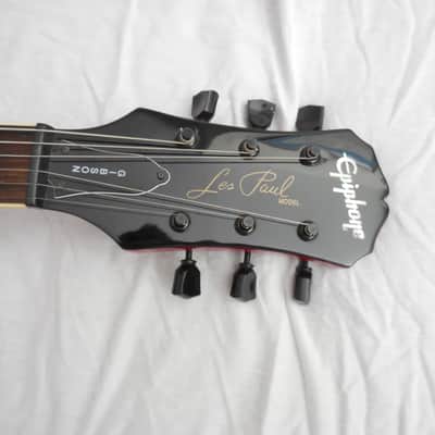 Epiphone Les Paul Classic Quilt Top 1999 Trans Red, HSC image 7