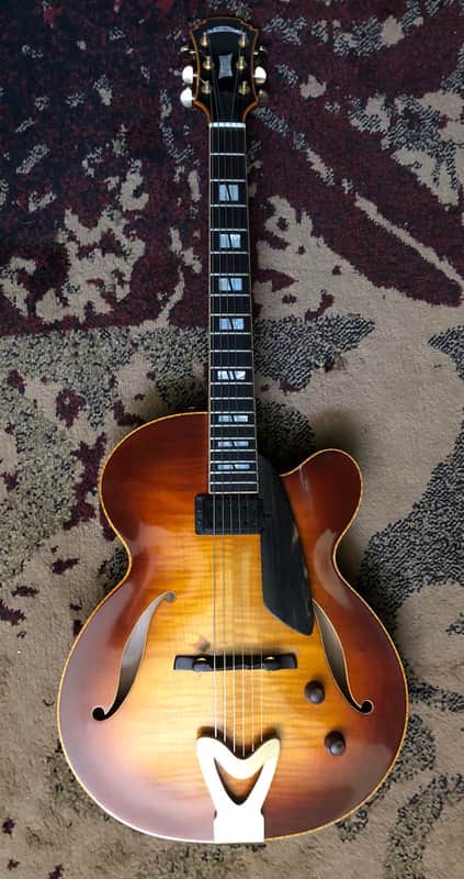 Roger Borys B-120 Deluxe 2012 Honeyburst image 1