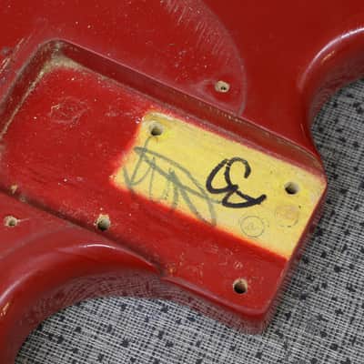 1967 Fender Mustang Bass - Dakota Red - OHSC image 22