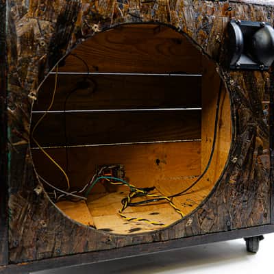 Custom Handmade Unloaded 1x15” Bass Guitar Cabinet w/ Tweeter, Cool Rustic Stain image 7