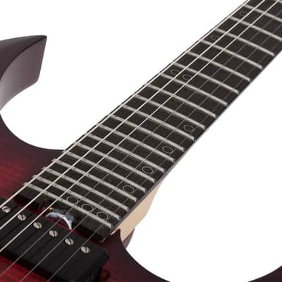 Schecter Sunset-6 Extreme - Scarlet Burst (2571) image 12
