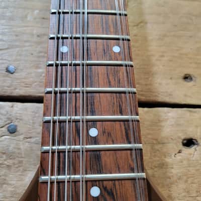 Danelectro Bellzouki 12 String Teardrop 1960s w/ Gig Bag - Brown Burst image 24