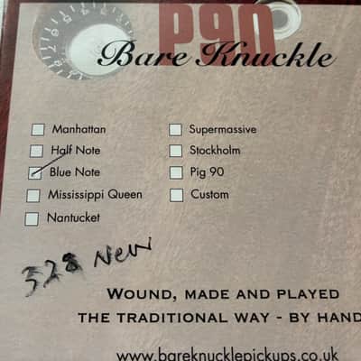 Bare Knuckle Blue Note HSP90 Pickup Set image 4