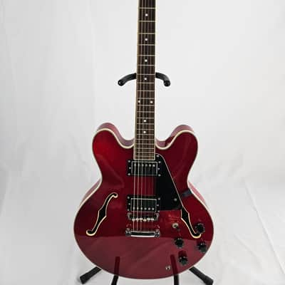 Stellar Mercury 008 Red ES-335 Type Clone - Maple, Rosewood image 1