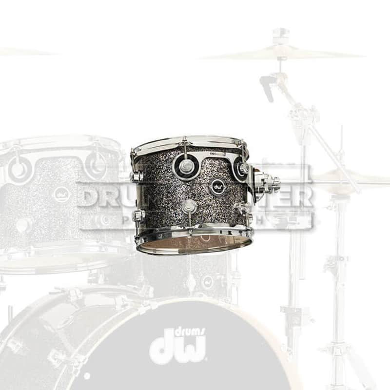 DW DWe Electronic/Acoustic Tom 8x7 Black Galaxy image 1