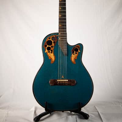 Ovation Adamas Longneck (built for Preston Reed) Around 1997 - Blue Green image 1