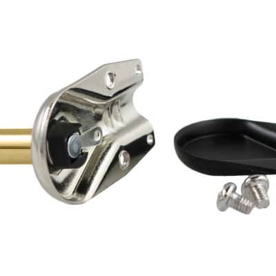 3 Ft Castline Gold Mogami 2524 Guitar Pedal Board Patch Cable TS Low Profile Pancake Connector image 4