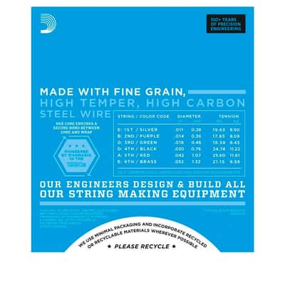 EXL116 Nickel Wound Medium Top Heavy Bottom 11-52 D'Addario image 7