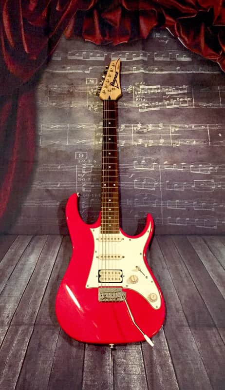 Awesome Ibanez RX Series Red with White Pick Guard | Reverb