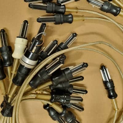 Vintage patchbay, big tuchell '70 - 4 boards, patches image 6