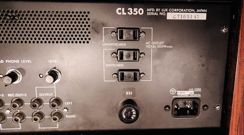 Luxman CL-350 Preamp and M-150 Power Amp, Complete | Reverb