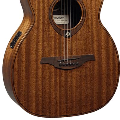 Lag TRAVEL-KAE Travel Series Massive Khaya Top & Neck 6-String Acoustic-Electric Guitar w/Soft Case image 5
