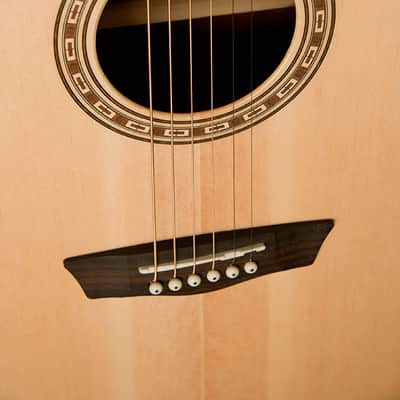 Washburn WG7SCE Harvest Series Grand Auditorium Cutaway Solid Spruce Top Mahogany Neck Acoustic-Electric Guitar image 7