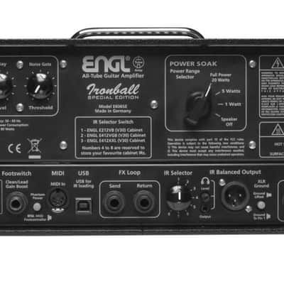 Engl Ironball Special Edition E606SE 2-Channel 20-Watt Guitar Amp Head 2020 - Present - Black image 2