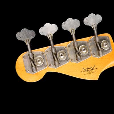 Fender Custom Shop Ltd 60 Jazz Bass 2022 - Relic Olympic White image 8