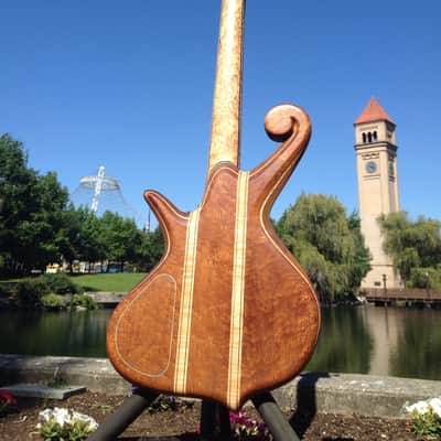 D Huff Guitars 4 String 32" Scroll Bass image 2