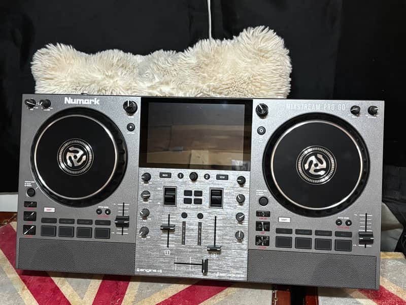 Numark Mixstream Pro Go 2-Channel Battery-Powered Standalone Streaming DJ Console image 1