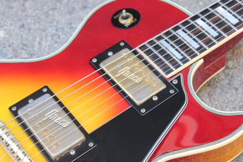 1973 Greco EG-500 Les Paul Custom Sunburst - Made in Japan | Reverb