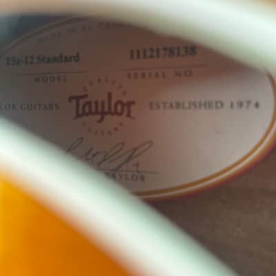 Taylor T5z-12String Standard 2010s  More compact of the T-5 Series (Z) - Honey Sunburst Super Clean with Original Hardshell Taylor Case image 13