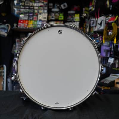 DW USA Collectors Series 6.5x14" Pure Maple SSC Shell With Ring's Snare Drum - Natural Satin Oil w/ Chrome Hardware | DRX26514SSC image 11