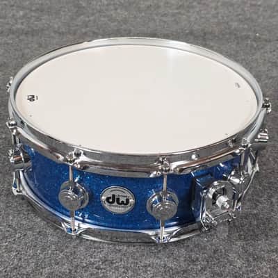 Used DW Collectors VLT 333 Maple 6pc Drum Set Blue Glass - Very Good image 11