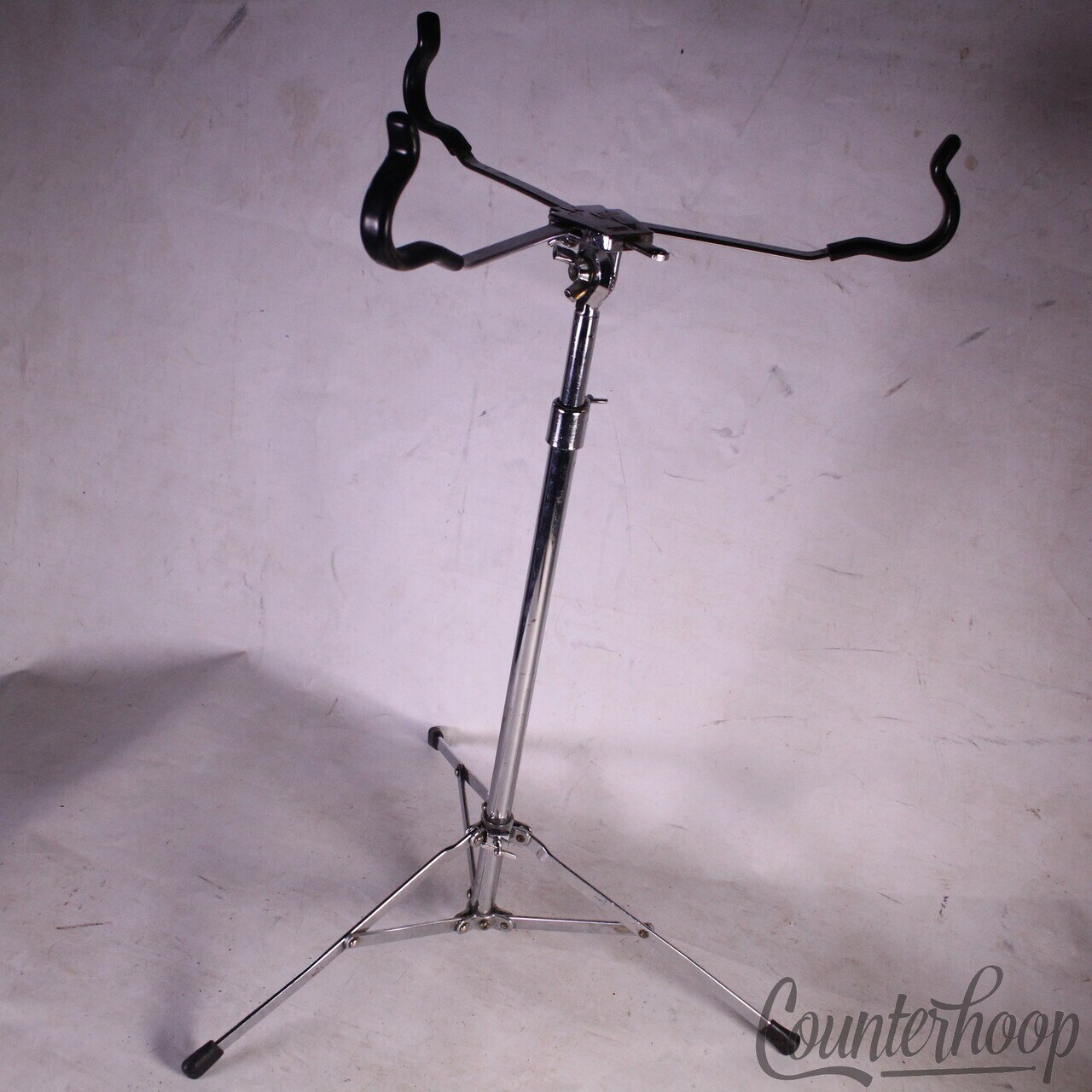 Ludwig WFL Atlas Snare Drum Stand Chrome Vintage 50s +Pearl 60s Tripod* — main photograph
