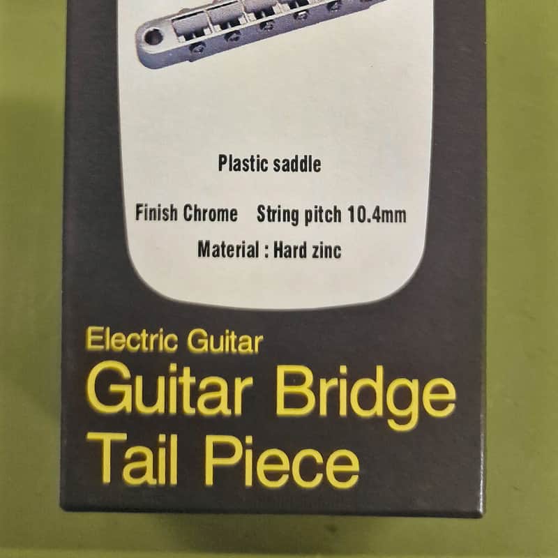 2018 Gotoh GEP104B Guitar Bridge Chrome