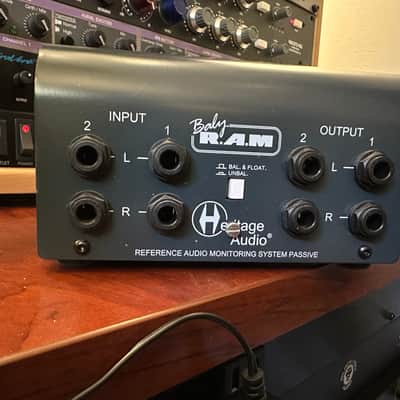 Heritage Audio Baby RAM Passive Desktop Monitor Controller 2020 - 2021 - RAF Blue Grey image 3