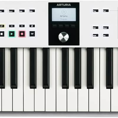 Arturia KeyLab Essential 88 mk3 — 88 key USB MIDI Controller Keyboard with Analog Lab V Software Included, White image 2