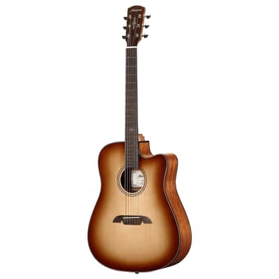 Alvarez Artist Dreadnought Guitar Acoustic Electric Shadowburst with Cutaway (AD60CE_Shadowburst) image 8
