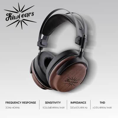 Linsoul Kiwi Ears Atheia Wired Over Ear Headphones, Dynamic + Planar Magnetic Dual Driver Headphones, HiFi Stereo Monitor Headphones with Closed Back Design,for Musicians Audiophiles image 4