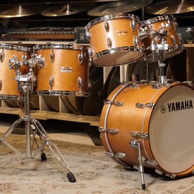 Yamaha 10/12/13/14/20" Tour Custom Drum Set - 1980s Real Wood image 2