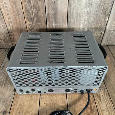 Newcomb H-50 PA head guitar amp 1950's - Silver image 5