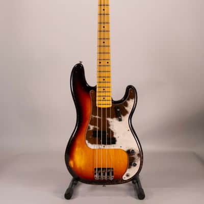 Fender Custom Shop 59 Precision Bass 2025 - MN Relic 3 Tone Sunburst image 3