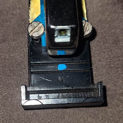 BSR (NOS) BDS 80/90 CARTRIDGE & HEADSHELL SLED FOR 1/2″ , P 157 turntable with NOS ADC K8 RARE!! 70s - Black image 4