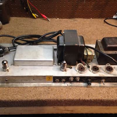 Vintage 1977 Fender Bassman 100 CFA7100 Bass Guitar Chassis Head Project Fender Bassman 1977 image 12